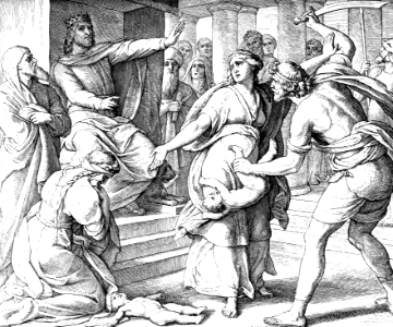 109 1 Kings 03 v26-27 - Solomons wise Judgment