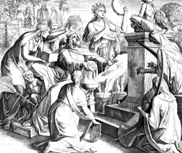 112 1 Kings 11 v04 - Solomon is led into Idolatry by his wives