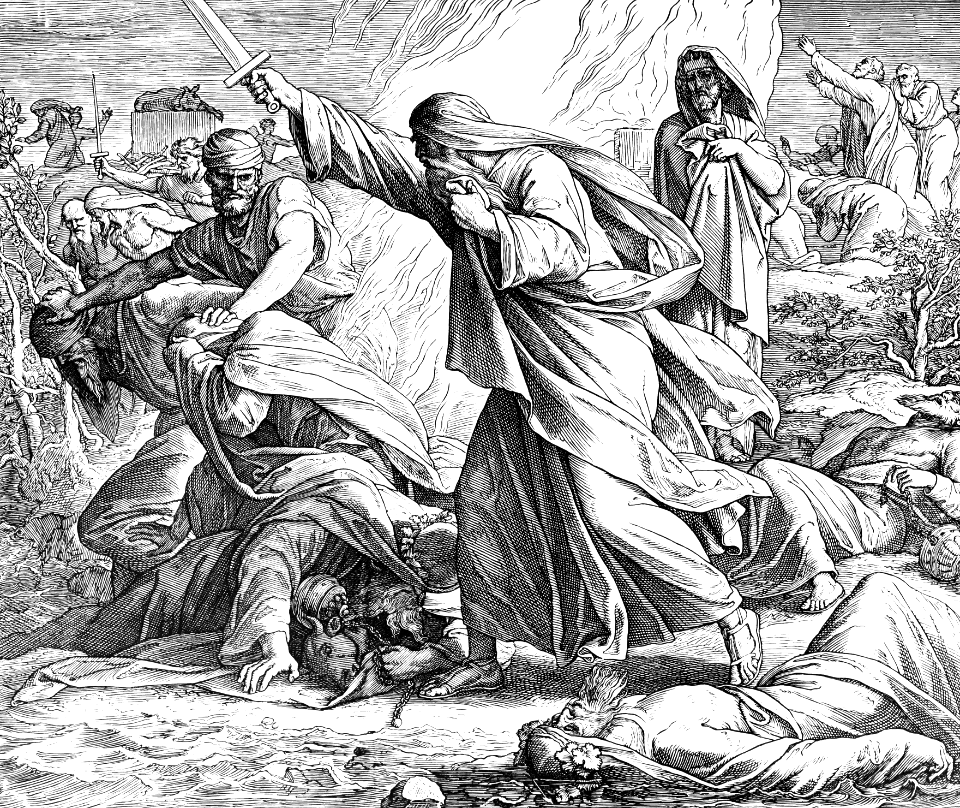 116 1 Kings 18 v39-40 - Elijah has the Prophets of Baal slain