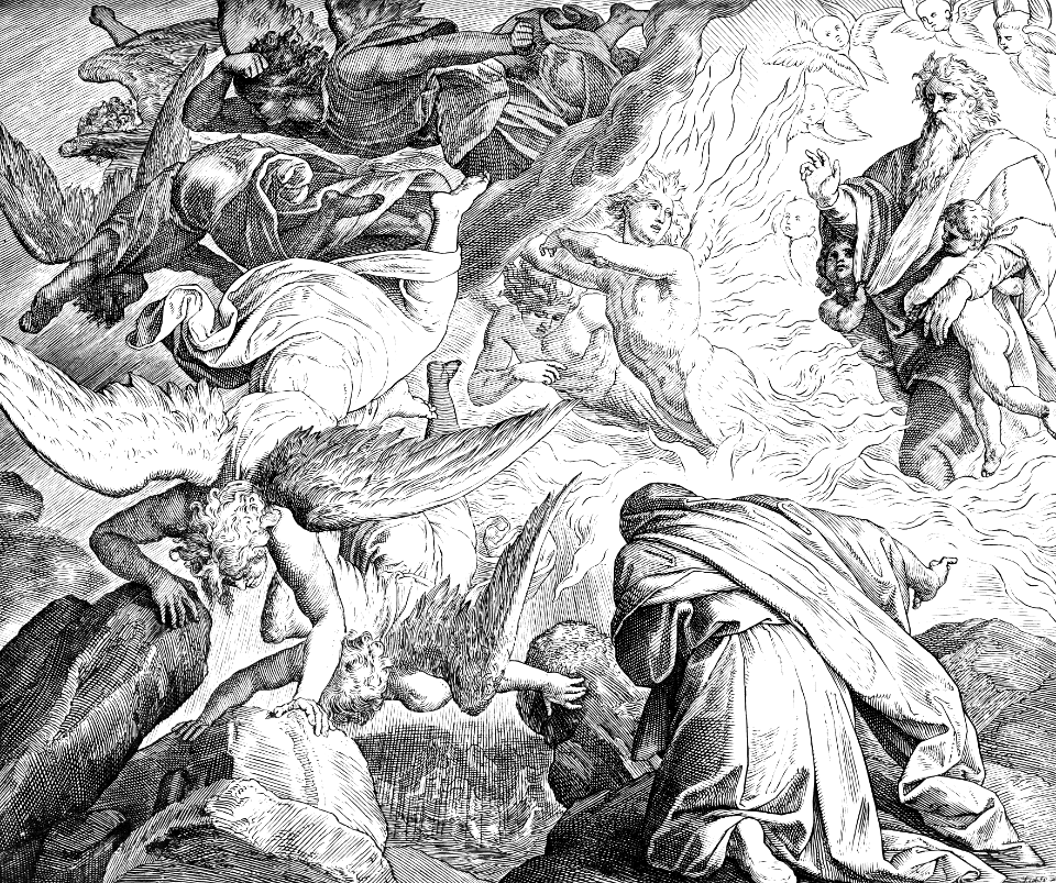 117 1 Kings 19 v11-12 - The Lord appears to Elijah on Mount Horeb ...