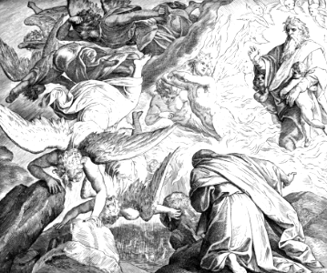 117 1 Kings 19 v11-12 - The Lord appears to Elijah on Mount Horeb