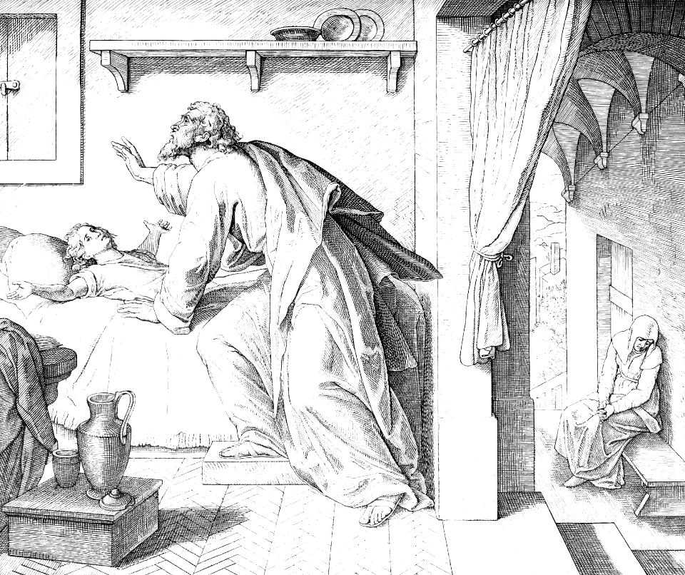 115 1 Kings 17 v21-22 - Elijah raises the Son of the Widow