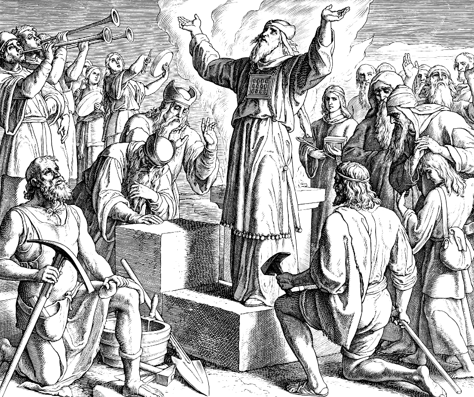126 Ezra 03 v10 - Laying the Foundation of the Temple in Jerusalem
