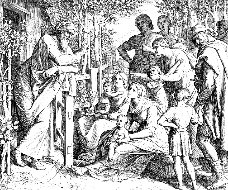 142 Jeremiah instructing Families (was Jesus Ben Sirach)