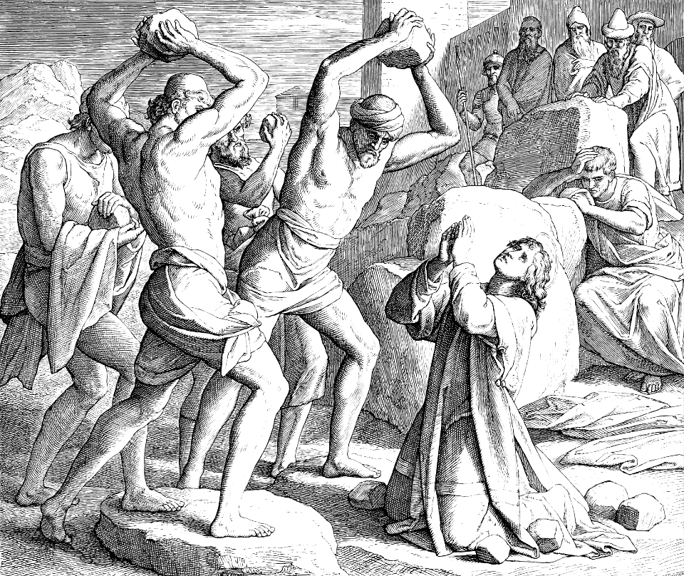 68 Acts 07 v57-59 - Stephen is stoned