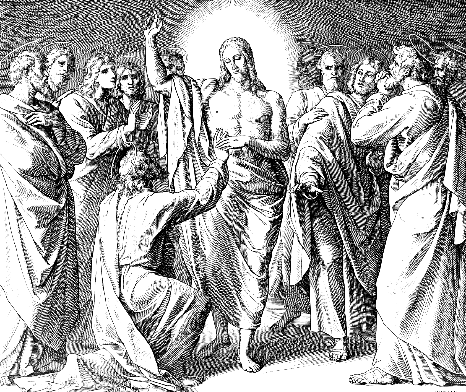 63 John 20 v26-29 - Jesus appears to the Disciples - Thomas touches the wounds