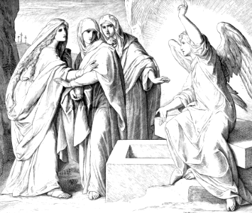 59 Mark 16 v5-6 - An Angel speaks to the Women who come to the Tomb