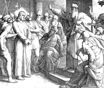 51 Matthew 26 v65-66 - Jesus before Caiaphas