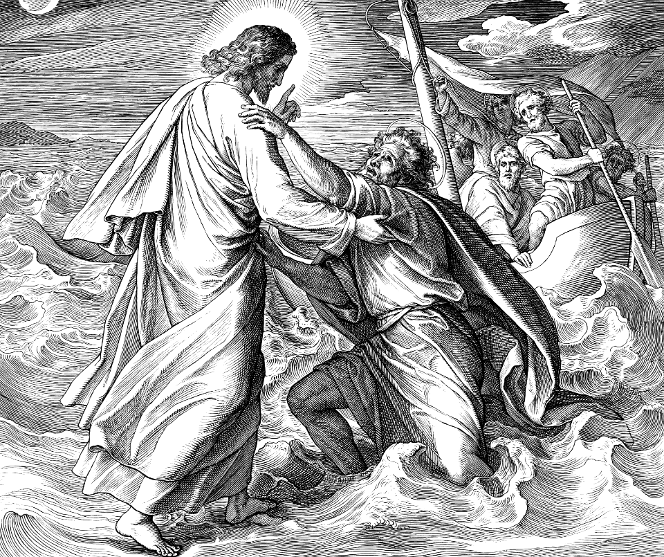 33 Matthew 14 v30-31 - Walking on the Water - Saving Peter