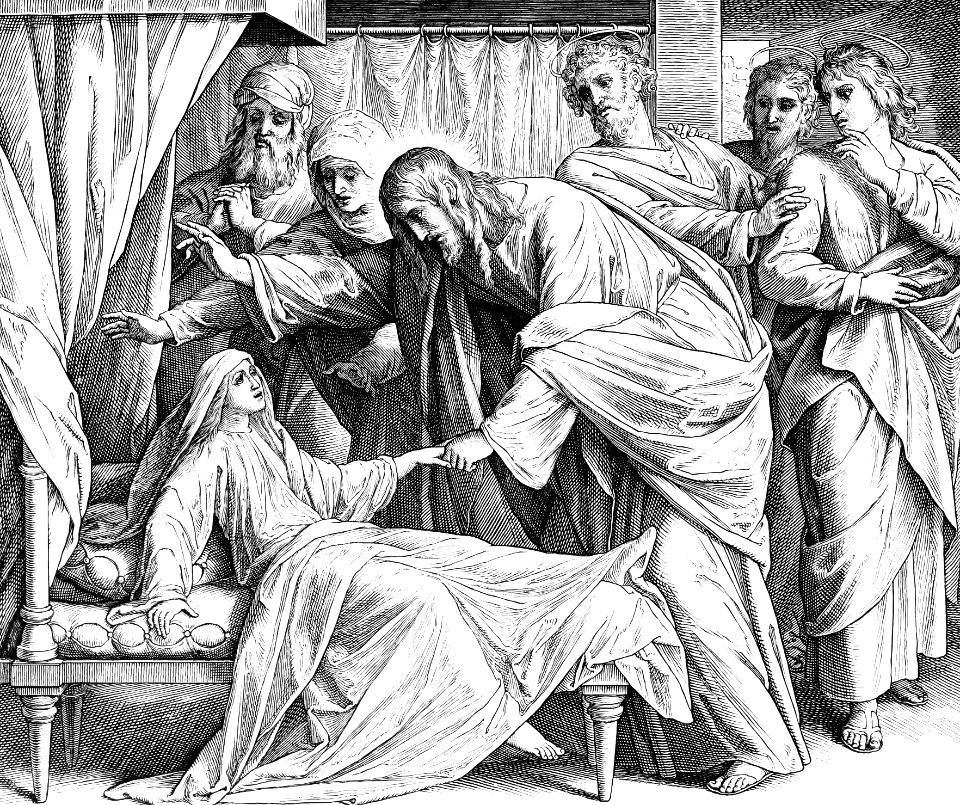 29 Mark 05 v41-42 - The raising of the Daughter of Jairus