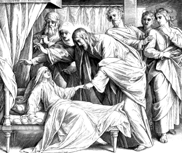29 Mark 05 v41-42 - The raising of the Daughter of Jairus