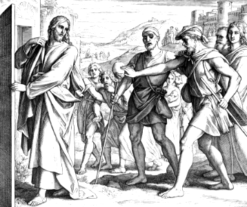 25 Matthew 09 v27-28 - Jesus heals the two blind men
