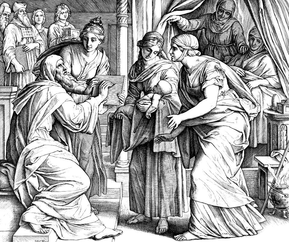 04 Luke 01 v62-64 - The birth of John the Baptist - Zacharias writes his name