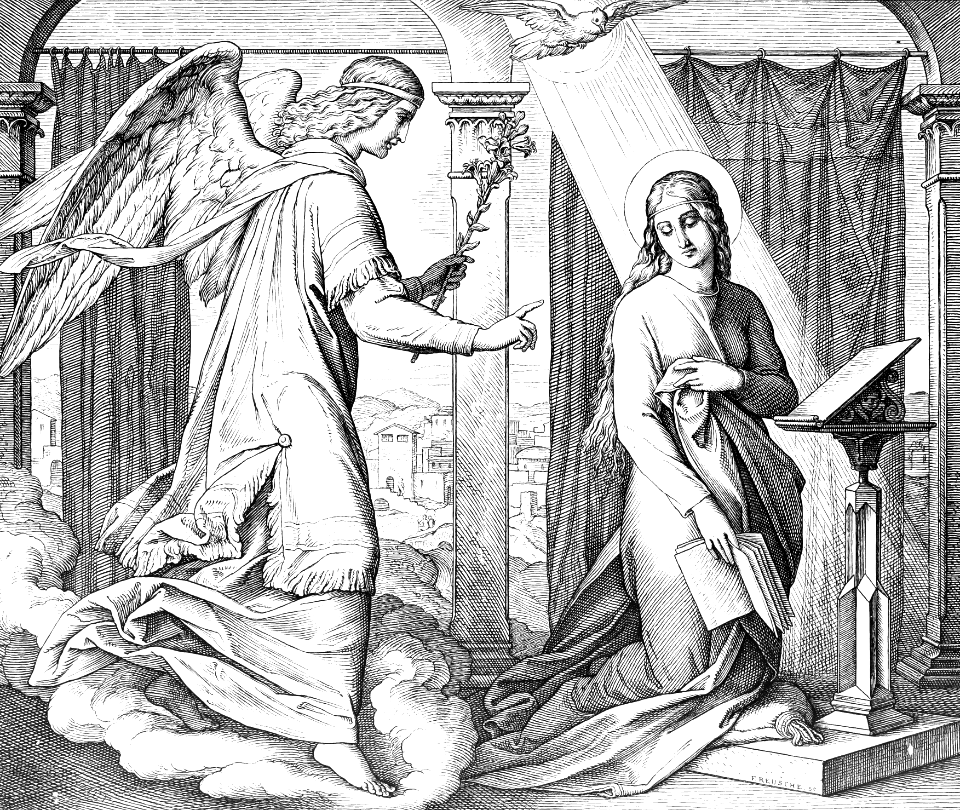 02 Luke 01 v35-38 - The Annunciation to Mary