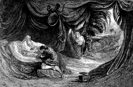 19 Genesis 27 v25 - Isaac is tricked into blessing Jacob