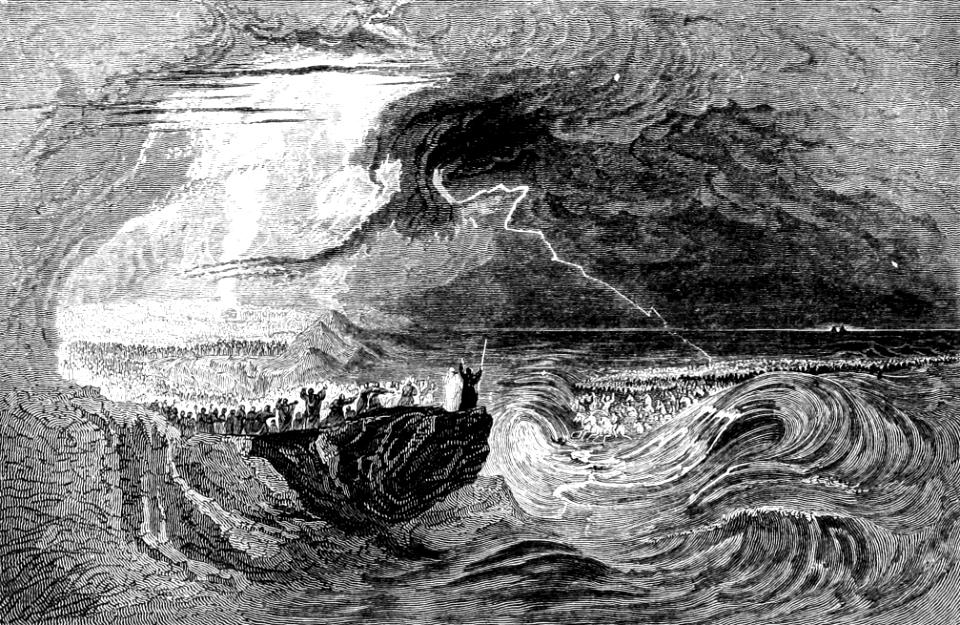 34 Exodus 14 v28 - The Red Sea covers the Egyptian soldiers