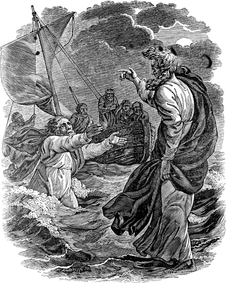 01 Matthew 14 v25 Christ Walking on the Sea