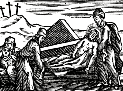 12 The body of Jesus placed in the Tomb