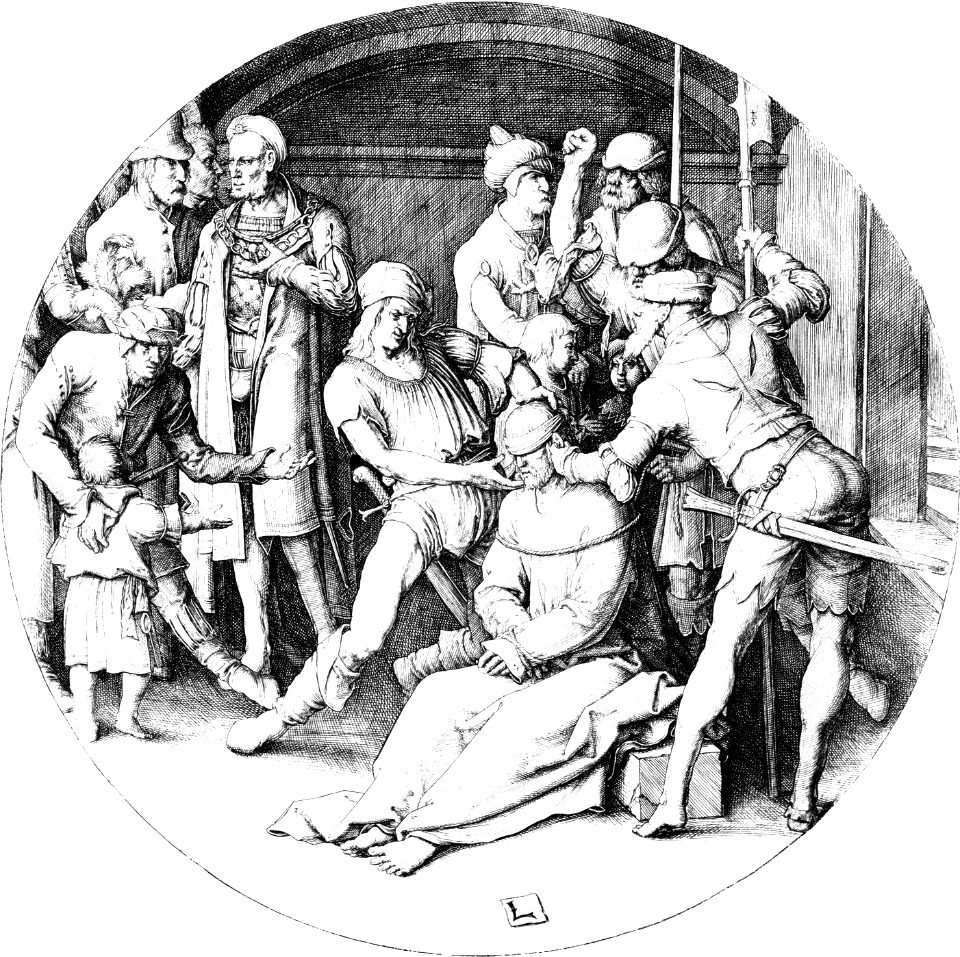 05 Christ is blindfolded and mocked