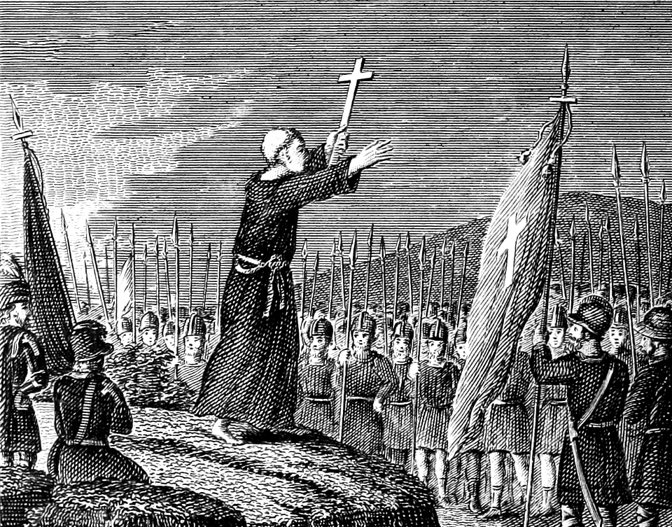 11 Peter the Hermit - rousing up support for the Crusade