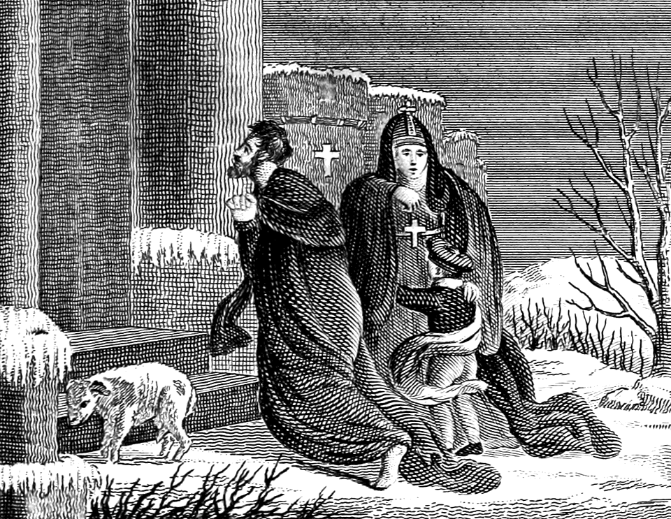 12 Henry IV of Germany - doing penance before the Pope