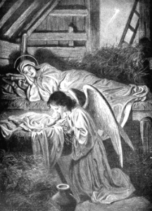 02 Luke 02 v07 The Star of Bethlehem (Jesus in the Manger) (Ackermann)