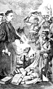 63 Tonstall burning the Bible in London