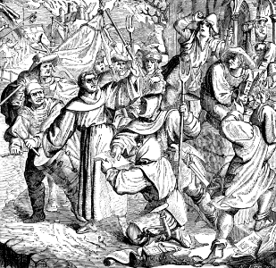 33 Luther Preaches at Seeburg against the Peasants War