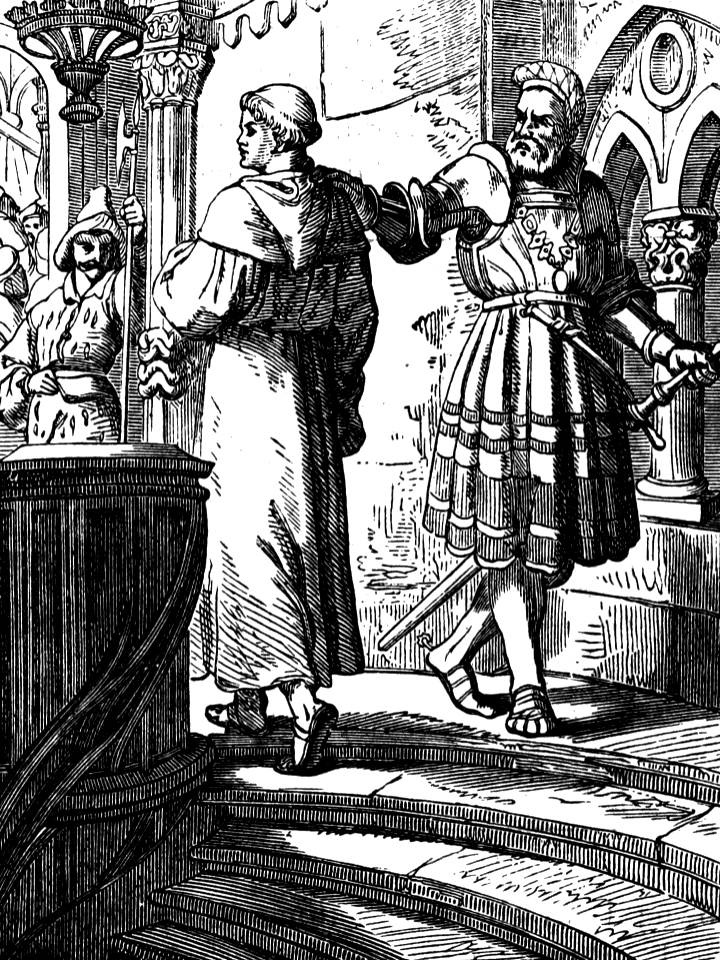 24 Luther is Encouraged by Freundsberg
