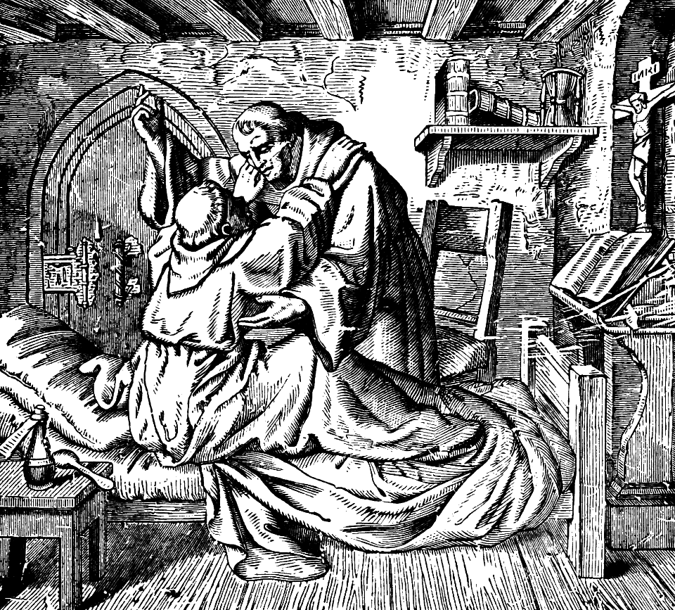 11 Luther is Comforted by an Old Monk