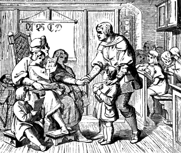 02 Luthers Father brings his boy to School