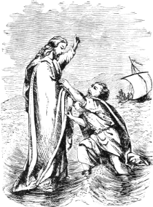 16 Walking on the Water - Peter saved