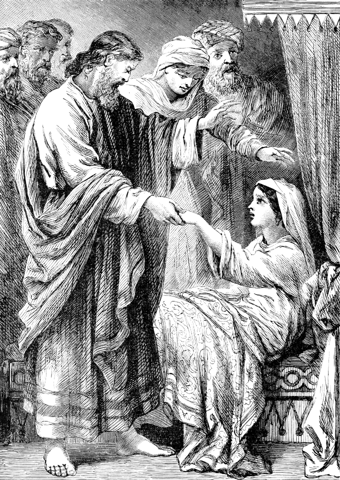 10 Christ raising Jairus Daughter