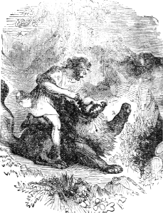 44 David slaying the Lion