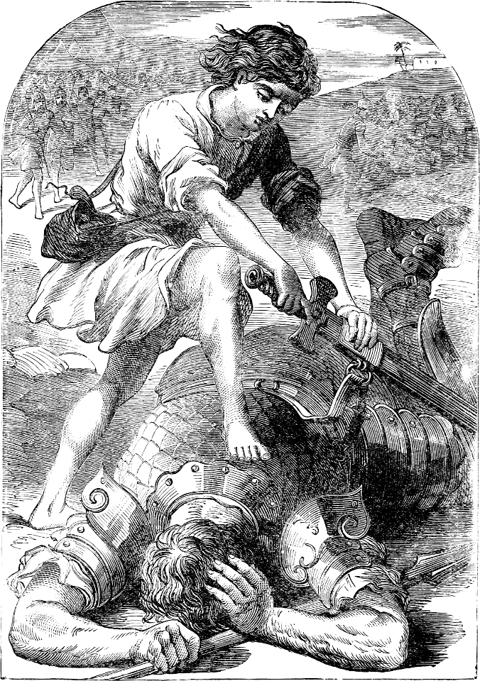 45 David slaying Goliath