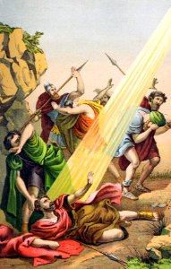34 Jesus appears to Saul (color)