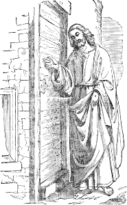 27 Behold I stand at the door and knock