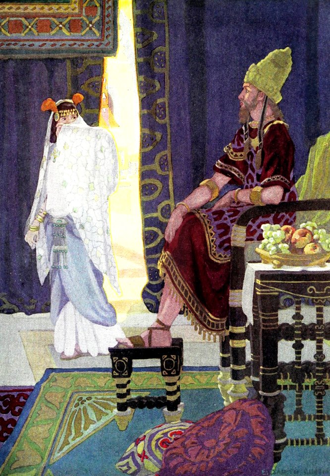 40 Esther chosen as the new Queen (color)