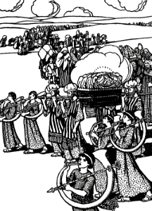 17 The Sons of Levi carrying the Ark through the Wilderness