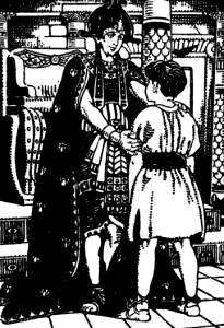 07 Joseph is overcome at the sight of Benjamin