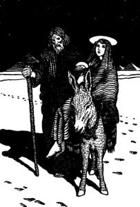 04 The Flight to Egypt. Free illustration for personal and commercial use.