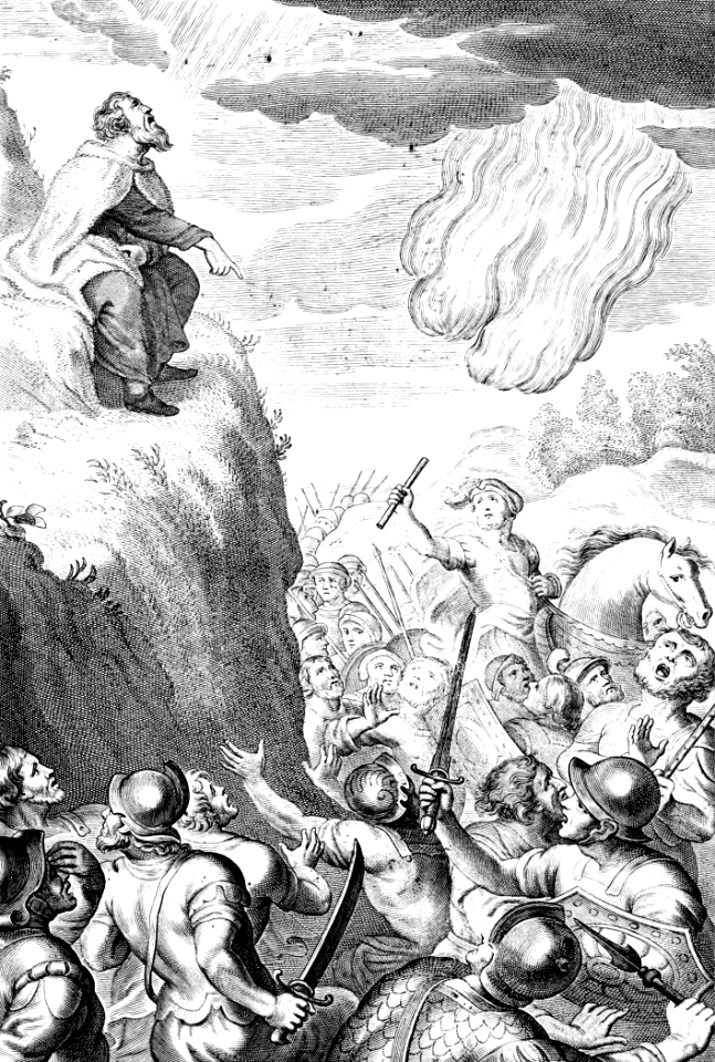 2 Kings 01 v09-10 - Fire consumes the soldiers sent to get Elijah