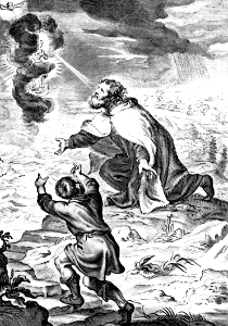 1 Kings 18 v42-46 - Elijah prays, a small cloud appears, rain comes