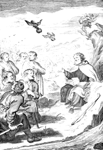 1 Kings 17 v5-6 - Elijah is fed by Ravens
