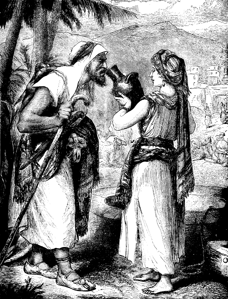 06 Rebekah giving Drink to Eliezer