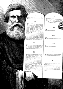 14 Moses with the Ten Commandments
