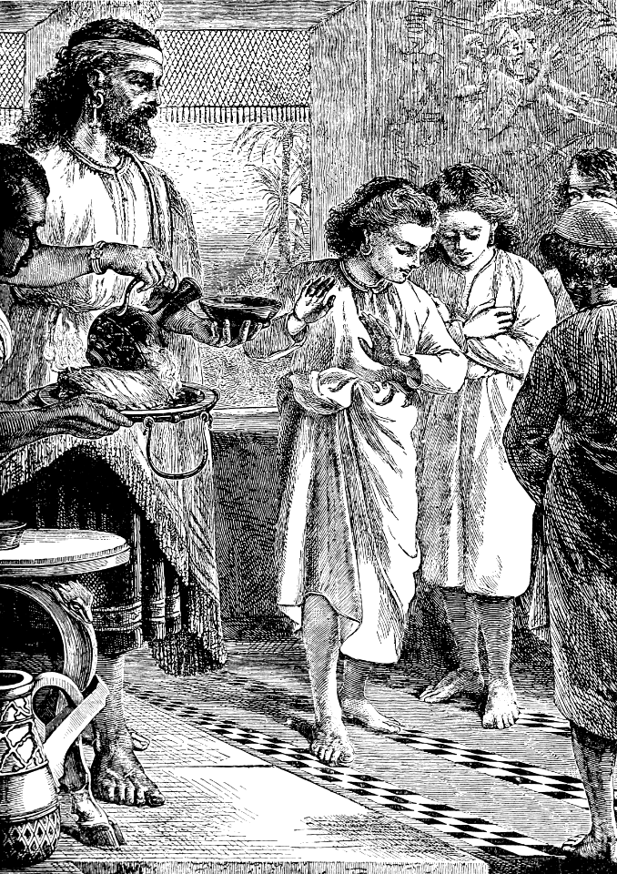 43 Daniel and his Friends refuse the Kings Meat