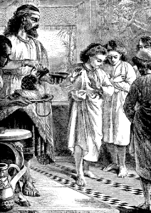 43 Daniel and his Friends refuse the Kings Meat
