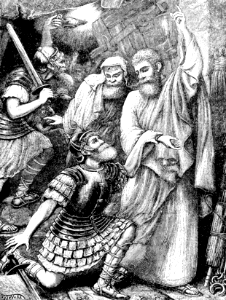 43 The Philippian Jailor is converted by Paul and Silas