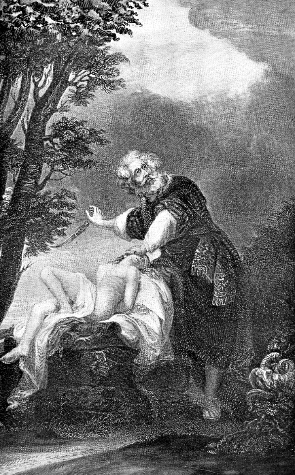 08 Abraham is about to sacrifice his Son Isaac